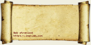 Kristina Sibinović vizit kartica